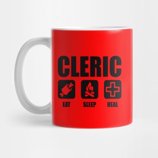 CLERIC Eat Sleep Heal Mug